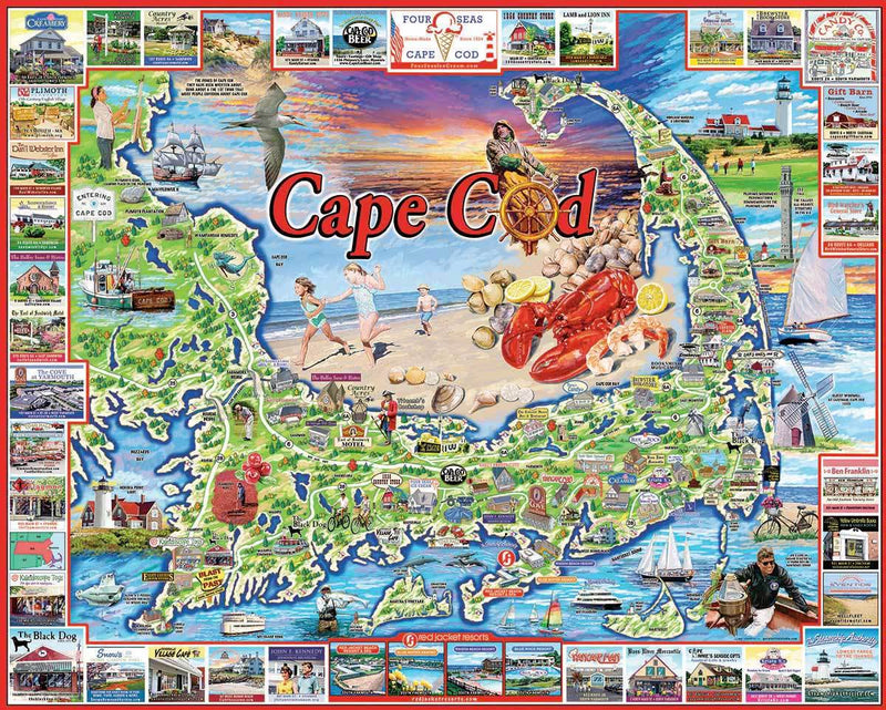 Cape Cod - 1000 Piece Jigsaw Puzzle - The Country Christmas Loft