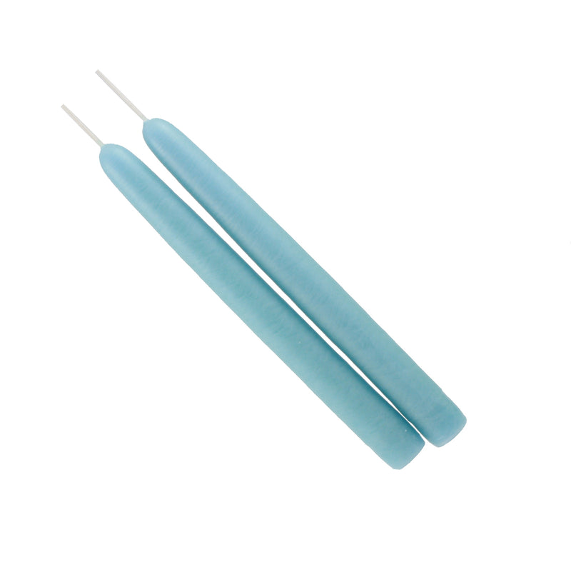Mole Hollow Taper Pair (Caribbean Blue) - - The Country Christmas Loft