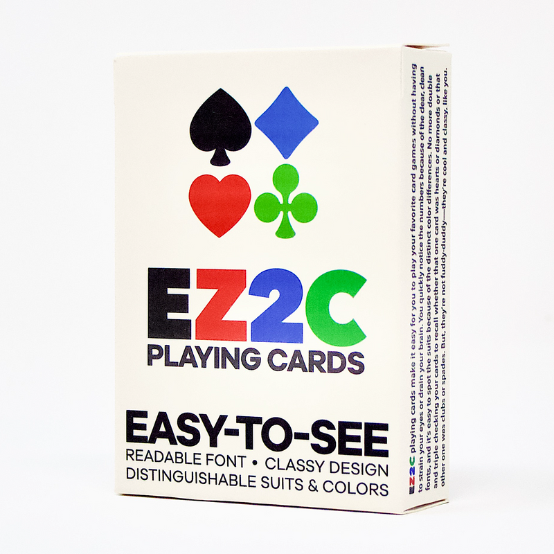 EZ2C (Easy to See) Playing Cards – Readable Font - The Country Christmas Loft
