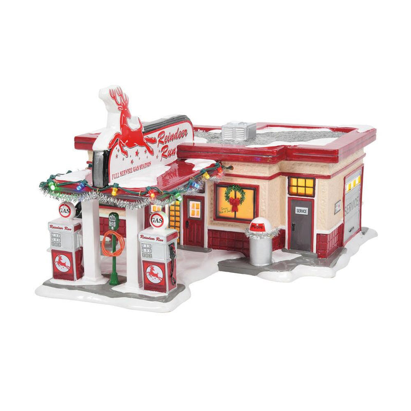 Reindeer Gas Station - The Country Christmas Loft