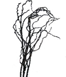 Black Glitter Branch - The Country Christmas Loft