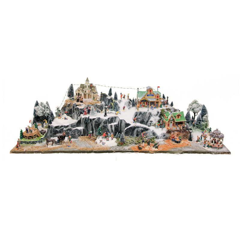 Mountain Village Form - 47x15x12 - The Country Christmas Loft