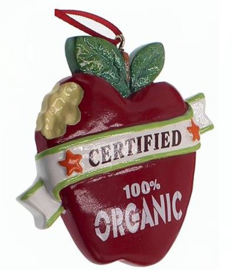 Health Food Ornament -  100% Vegan - The Country Christmas Loft