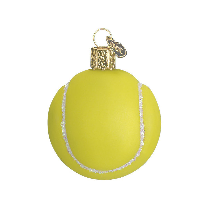 Old World Christmas Tennis Ball Glass Ornament - The Country Christmas Loft
