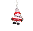 Cozy Snowman Ornament (Letters G - R) - - The Country Christmas Loft