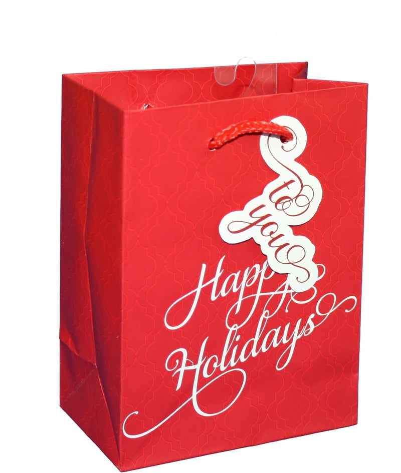 Traditional Lettering Gift Bag - - The Country Christmas Loft