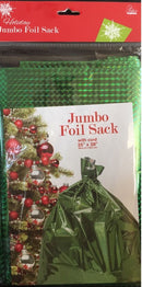 Jumbo Foil Gift Sack - - The Country Christmas Loft
