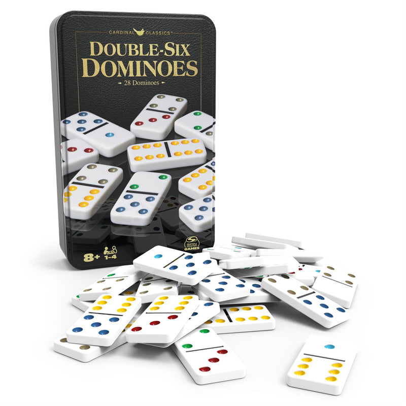 Double Six Dominos - 28 Piece Tin Box