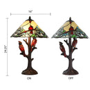 Remi Multicolor Triple-Lit Cardinal Table Lamp - Home & Living >> Lighting >> Lamps - by River Of Goods - view 3