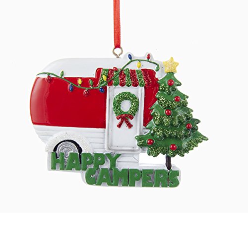 3.5 inch Resin Happy Campers Ornament - The Country Christmas Loft