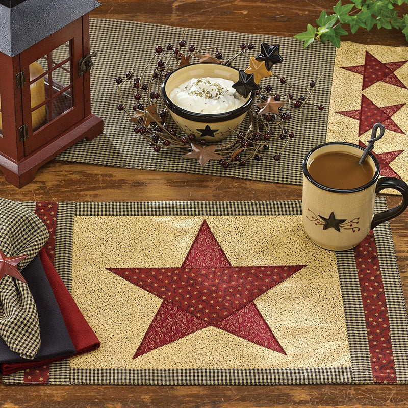 Country Star Placemat - The Country Christmas Loft