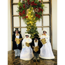 Christmas Splendor Caroler Set Of 4 - 18 inch - The Country Christmas Loft