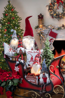 55'' Metal Sleigh with Snowflake Design - The Country Christmas Loft