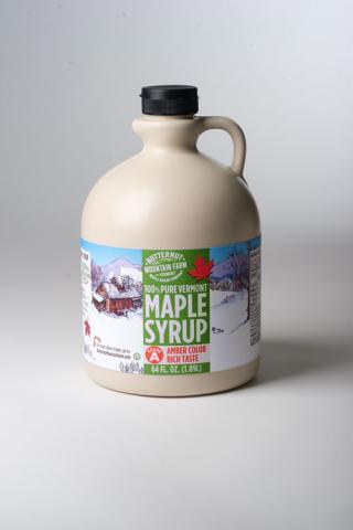 Vermont Maple Syrup - Plastic Jug - Medium Amber - - The Country Christmas Loft