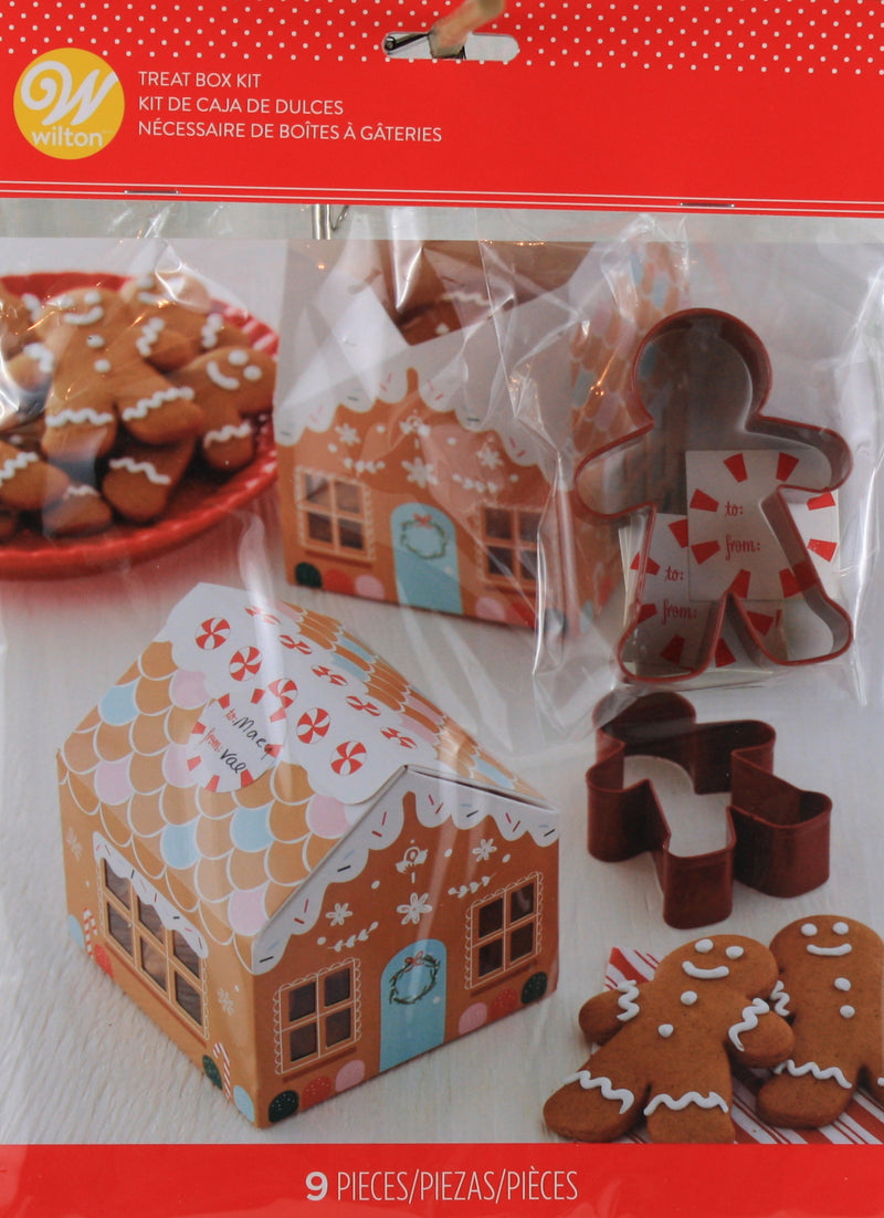 Gingerbread Treat Box Kit with Cookie Cutter - The Country Christmas Loft
