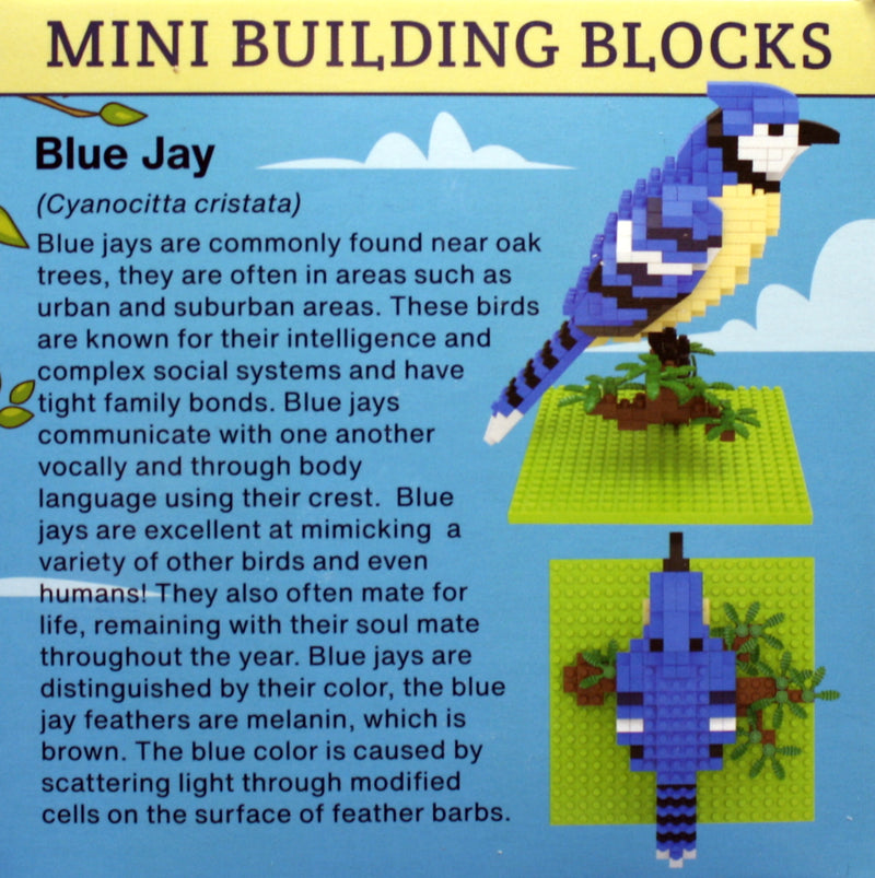 Mini Building Blocks - Blue Jay - The Country Christmas Loft