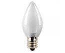 Warm White Opaque C7 Led Bulb - The Country Christmas Loft