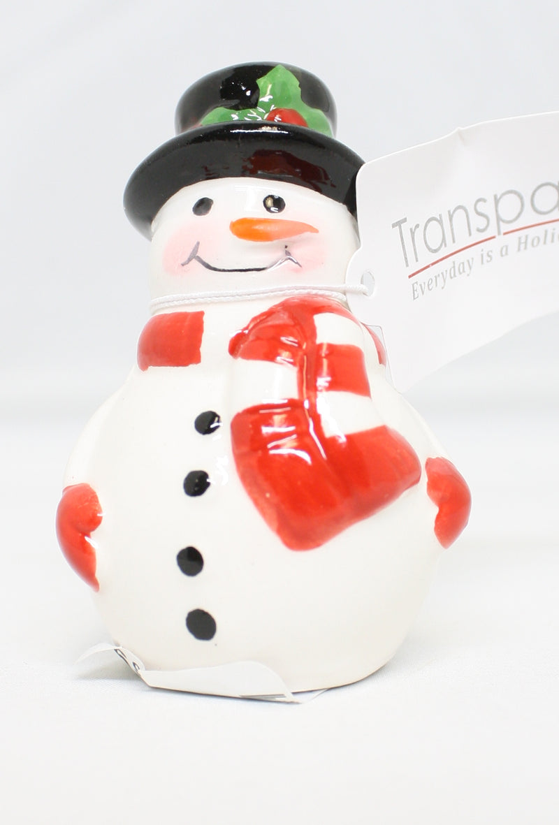 Ceramic Snowman Salt and Pepper Set - The Country Christmas Loft