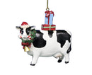 Christmas Cow with Presents Ornament