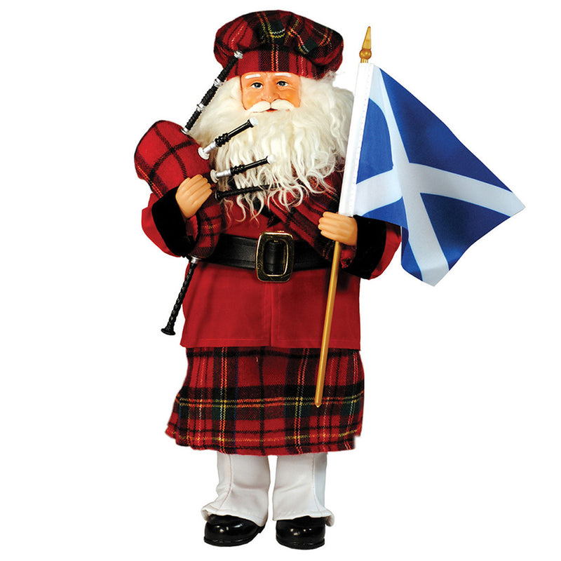 Scottish Santa Claus Figurine