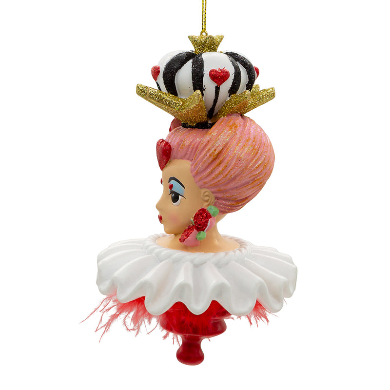 Alice In Wonderland Hat Ornament - Queen of Hearts