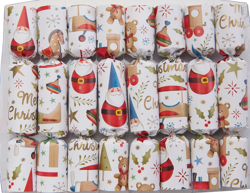 Toy Town Party Crackers - 6 Inch - The Country Christmas Loft