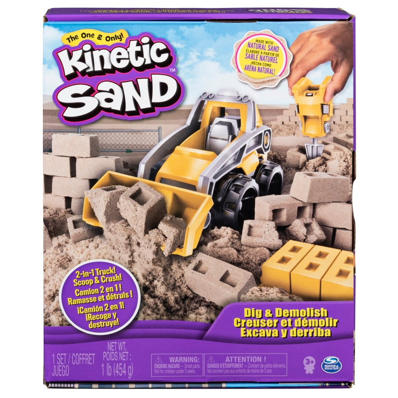 Kinetic Sand Digs and Demolish Truck - The Country Christmas Loft