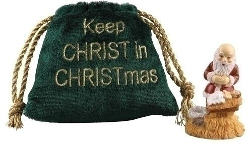 Keep Christ In Christmas Figurine - The Country Christmas Loft