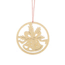 Wooden Holiday Icon Ornament - Ring - Bells - The Country Christmas Loft
