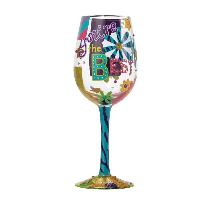You're The Best Wine Glass - The Country Christmas Loft