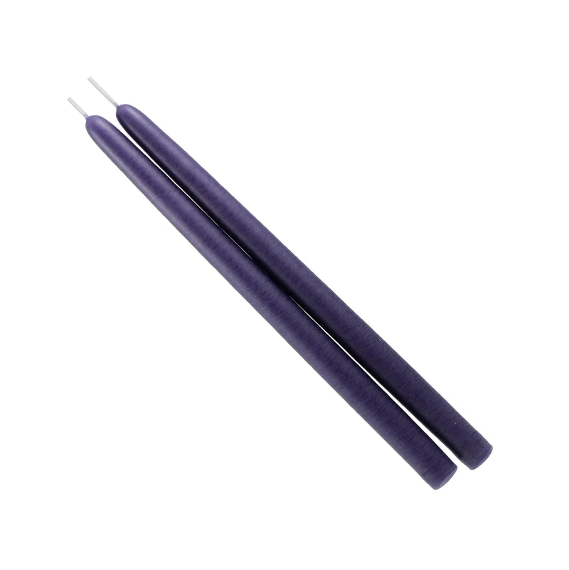Mole Hollow Taper Pair (Lavender) - - The Country Christmas Loft