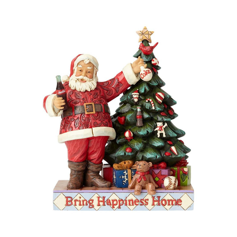 Jim Shore Coca-Cola Santa Decorating Tree - The Country Christmas Loft