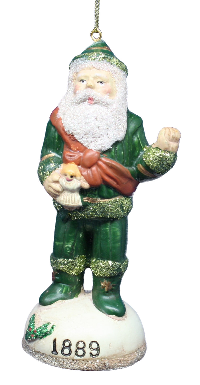 Santa Thru The Ages Ornament - 1889 - The Country Christmas Loft