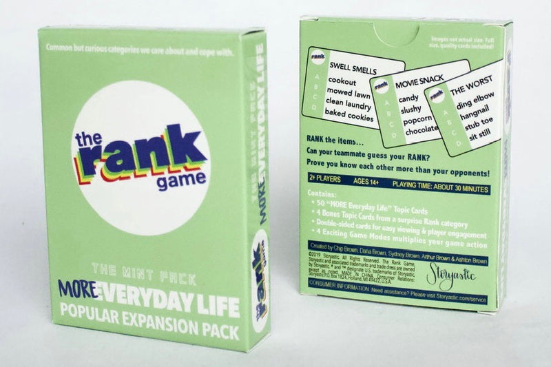 The Rank Game Expansion Pack: MORE Everyday Life (Mint Pack) - The Country Christmas Loft