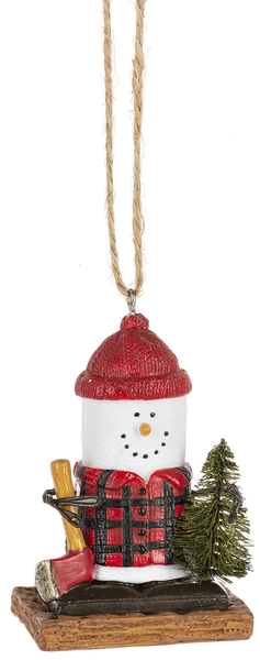 S'mores Lumberjack Ornament - The Country Christmas Loft