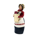 Woman Selling Fabrics