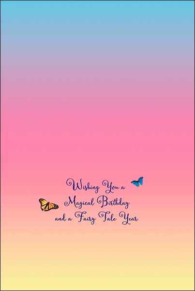 Birthday Card - Magical Birthday and a Fairy Tale Year - The Country Christmas Loft