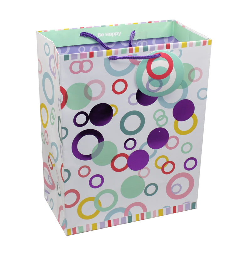 Pastel Circles  Gift Bag - The Country Christmas Loft