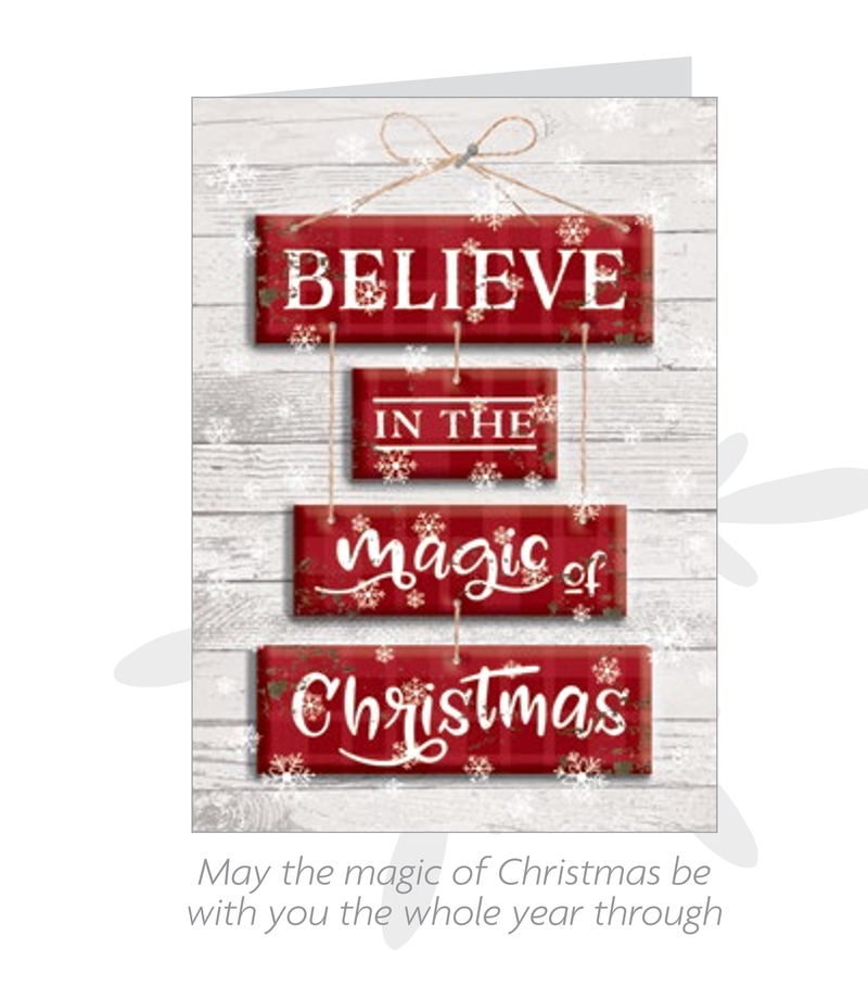 Farmhouse 18 Count Card Set - Believe in the Magic - The Country Christmas Loft