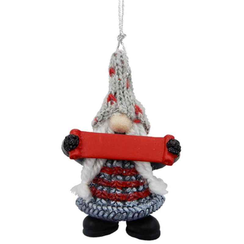 Personalized Gnome Ornament - Style C - The Country Christmas Loft