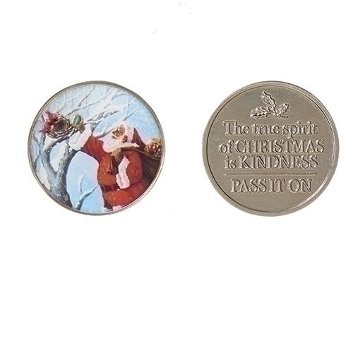 The True Spirit of Christmas is Kindness Pocket Token - Set of 2 - The Country Christmas Loft