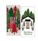 Christmas Money Card Holder - Trees/Cabin - The Country Christmas Loft