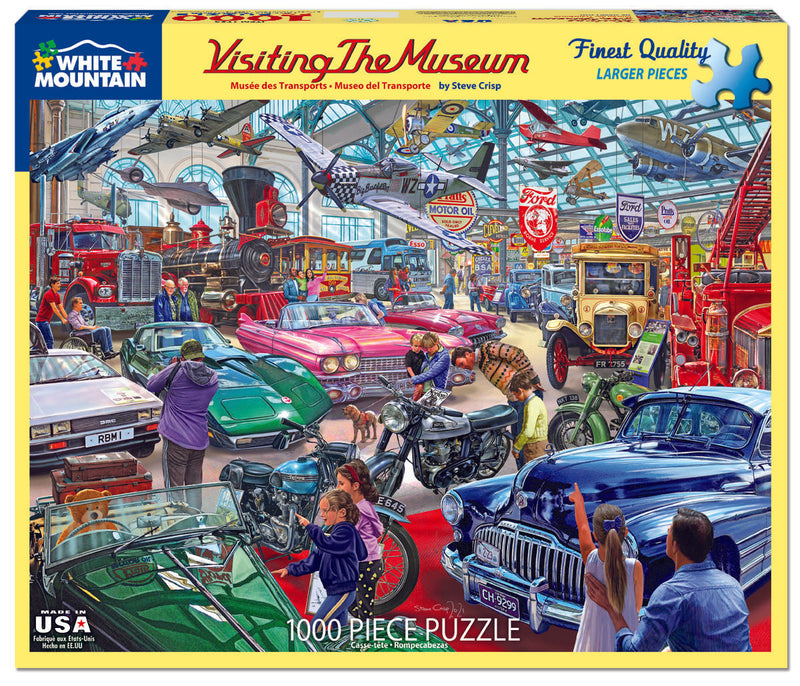 Visiting the Museum  - 1000 Piece Jigsaw Puzzle - The Country Christmas Loft