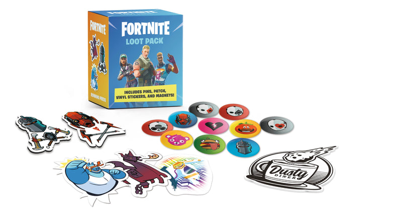 FORTNITE Loot Pack: Includes Pins, Patch, Vinyl Stickers, and Magnets! - The Country Christmas Loft