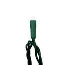 50-Light 5MM Cool White Frosted Twinkle LED Green Wire Light Set - The Country Christmas Loft