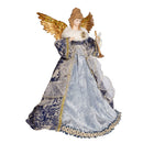 17 Inch Indigo Blue Angel Treetop - The Country Christmas Loft