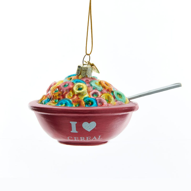 Noble Gems Glass Cereal Bowl Ornament - The Country Christmas Loft