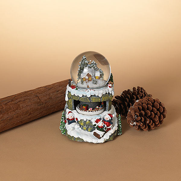 Lighted Musical Holiday Rotating Snowglobe - The Country Christmas Loft
