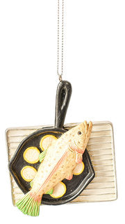 Outdoor Cooking Ornament - Fish - The Country Christmas Loft