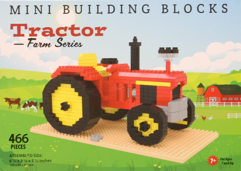 Mini Building Blocks - Farm Series - Tractor - The Country Christmas Loft